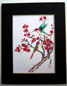 picture of birds and cherry blossom