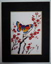 picture of butterfly and cherry blossom
