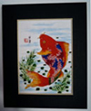 picture of one colorful koi fish